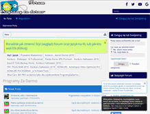 Tablet Screenshot of programyzadarmo.net.pl